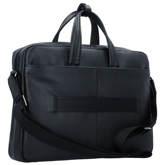 Piquadro Briefcase leather 44 cm laptop compartment