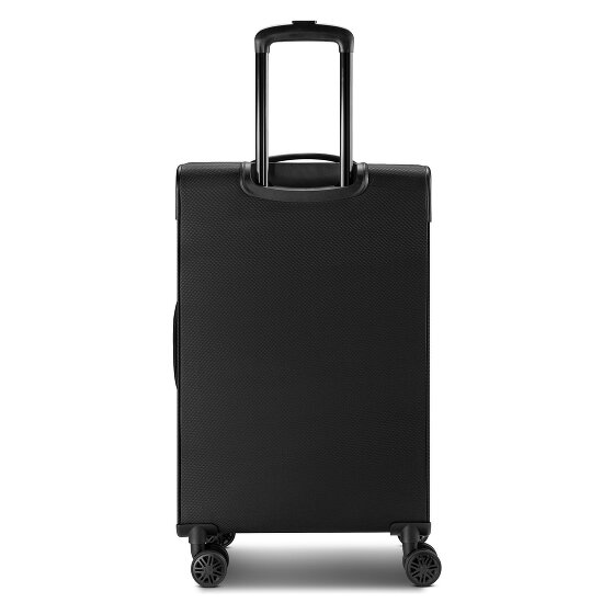 Bugatti Valencia Soft 4 wheels Suitcase set 3-piece with expansion pleat