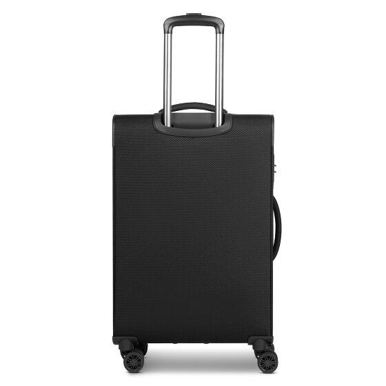Bugatti Valencia Soft 4 wheels Suitcase set 3-piece with expansion pleat