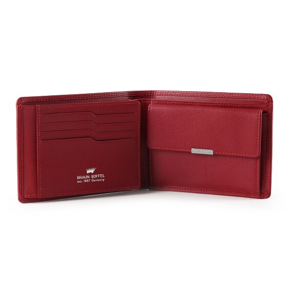 Braun Büffel Golf 3.0 Wallet RFID protection Leather 12 cm