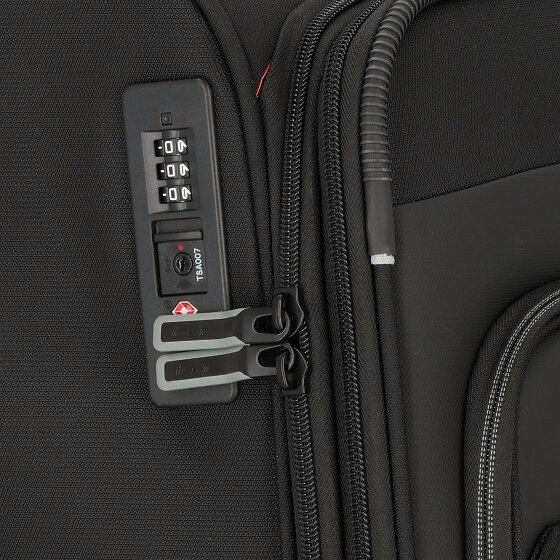 d&n Travel Line 9504 4 wheels Trolley L 76 cm with expansion pleat