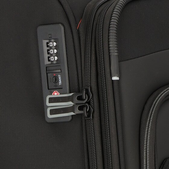 d&n Travel Line 9504 4 wheels Trolley L 76 cm with expansion pleat