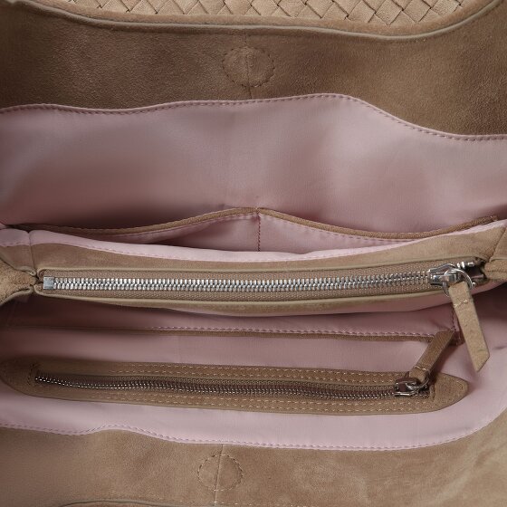 LES VISIONNAIRES PAZ Weave Shoulder Bag Leather 44 cm