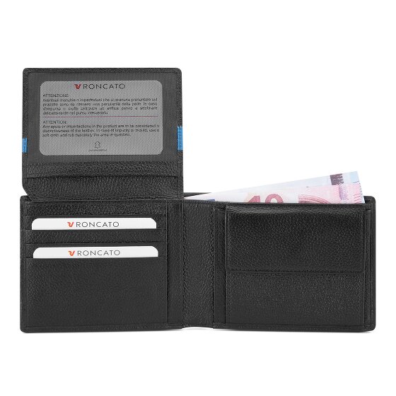 Roncato Trial DLX Wallet RFID protection Leather 9.5 cm