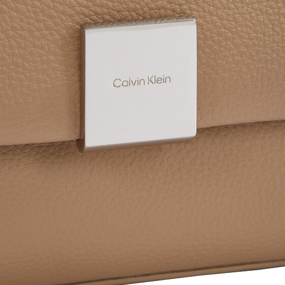 Calvin Klein CK Plaque Shoulder Bag 28 cm