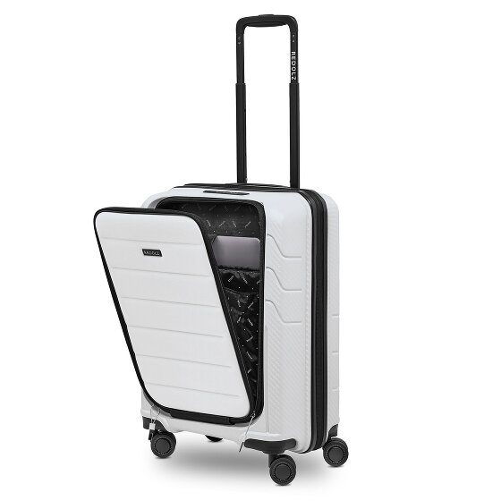 Redolz Essentials 17 4-wheel Cabin suitcase, 55 cm, with Soft-Pocket Laptop Compartment