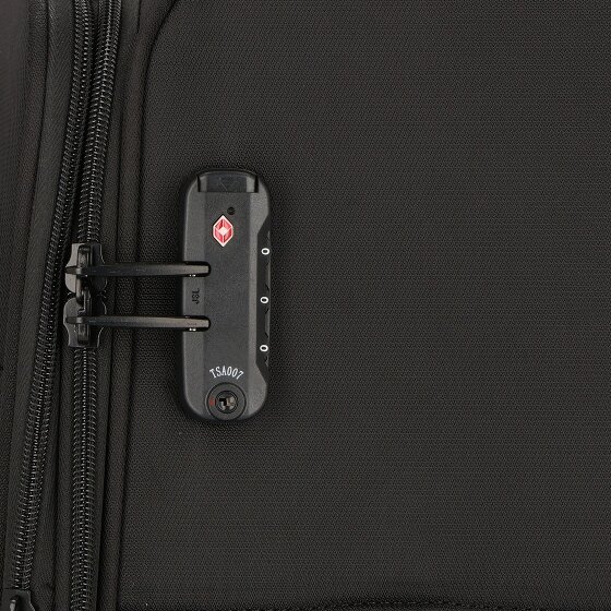 d&n Travel Line 9704 4 wheels Suitcase set 3-piece with expansion pleat