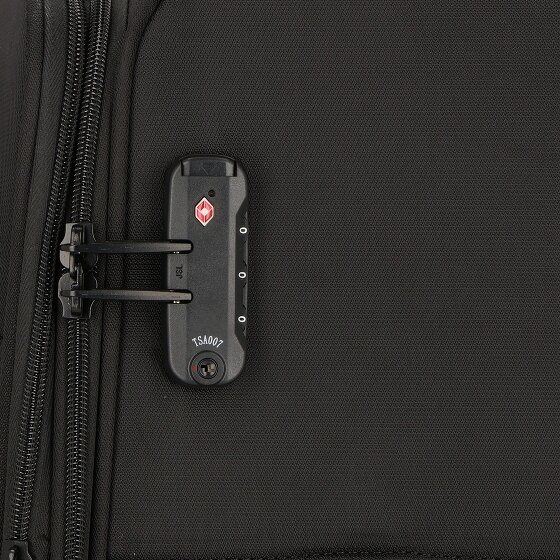 d&n Travel Line 9704 4 wheels Suitcase set 3-piece with expansion pleat