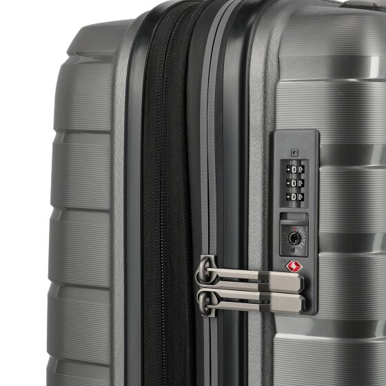 Travelite Air Base 4 wheels Cabin trolley 55 cm with expansion pleat