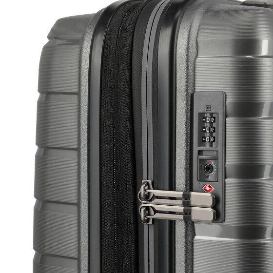 Travelite Air Base 4 wheels Cabin trolley 55 cm with expansion pleat