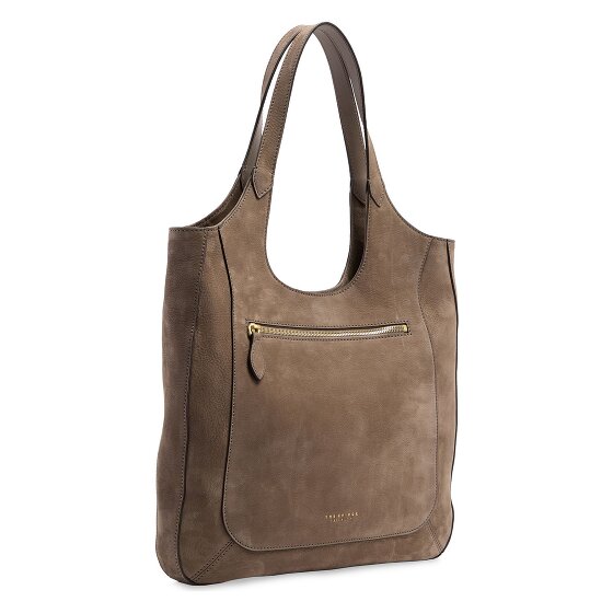The Bridge Luce Soft Shoulder Bag Genuine Leather 37 cm