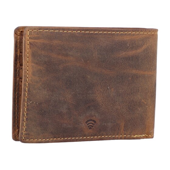 Greenburry Vintage wallet RFID leather 13 cm