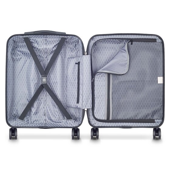 Delsey Paris Air Armour 4 Roll Cabin Trolley Slim Line 55 cm