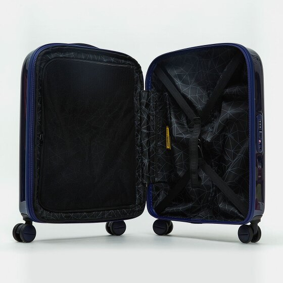 Mandarina Duck Logoduck + Metal 4 wheels Trolley S 55 cm with expansion pleat