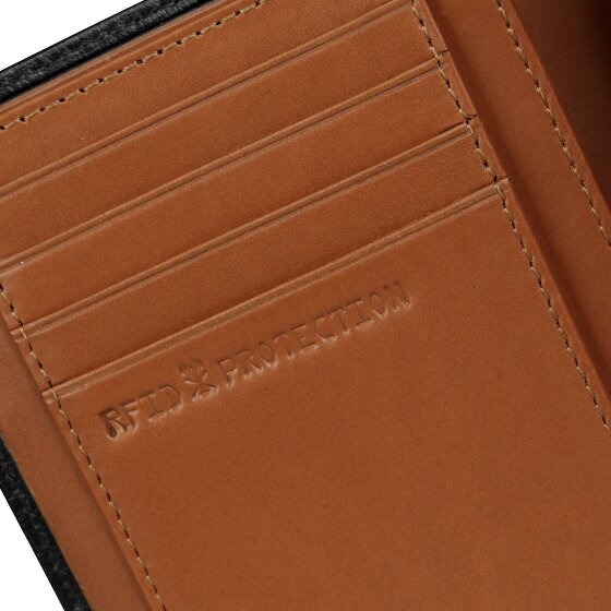 Bugatti Roccia Wallet RFID protection Genuine Leather 12 cm