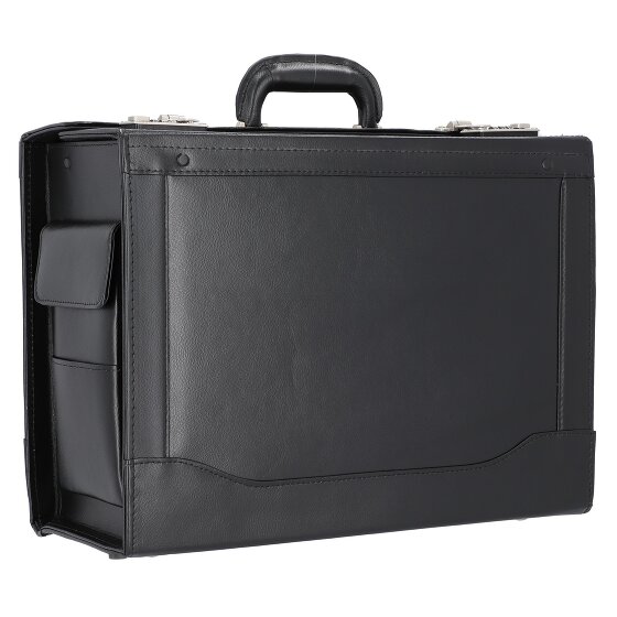 Alassio Leather pilot case 45 cm laptop compartment