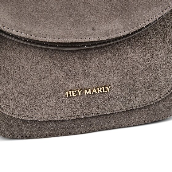 Hey Marly Big Sister Suede Shoulder Bag S Genuine Leather 25 cm