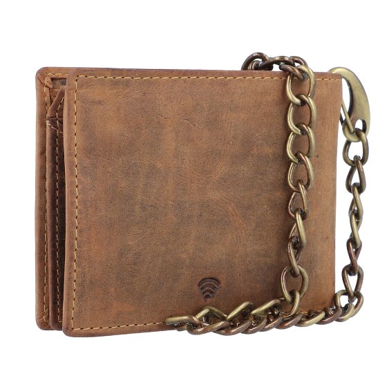 Greenburry Vintage wallet RFID leather 12 cm