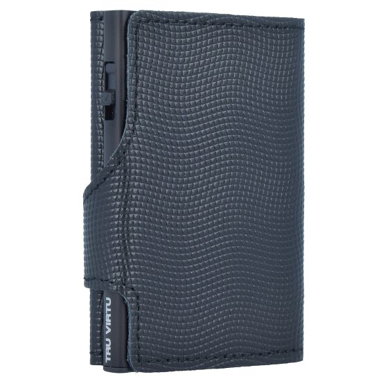 Tru Virtu Click & Slide credit card case wallet RFID leather 6.5 cm