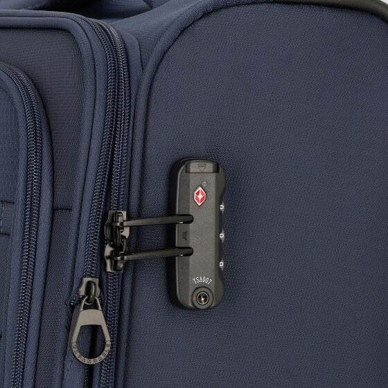 d&n Travel Line 9704 4 wheels Cabin suitcase S 55 cm Expandable