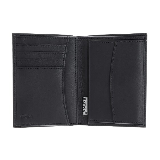 oxmox Leather Wallet RFID protection Genuine Leather 13 cm