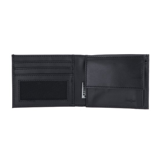 oxmox Leather Wallet RFID protection Genuine Leather 11 cm