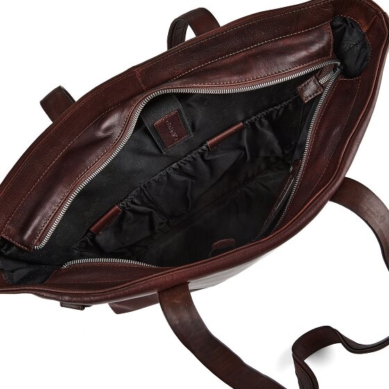 Plevier Catz Briefcase RFID protection Genuine Leather 43 cm Laptop compartment