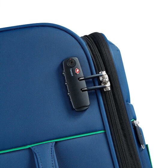 Delsey Paris x United Colors of Benetton Color Bock 4-wheeled trolley 67 cm with expansion fold