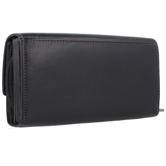 Greenland Nature Black Nappa waiter wallet purse RFID leather 18 cm