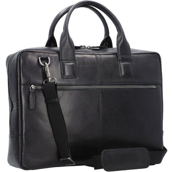 Plevier Rock Basalt Briefcase Leather 41 cm Laptop compartment