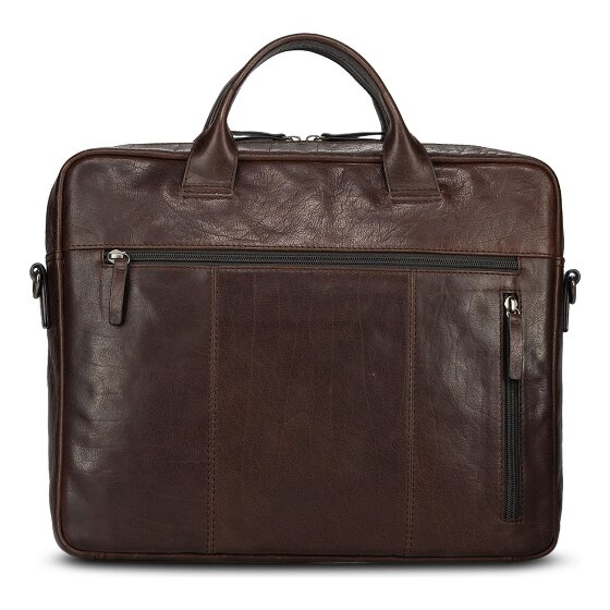 Jost Glasgow Briefcase Genuine Leather 37 cm Laptop compartment
