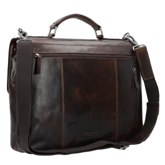 Leonhard Heyden Roma briefcase leather 39 cm laptop compartment
