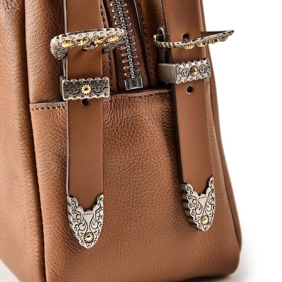 PINKO 24 Classic Shoulder Bag Genuine Leather 34 cm
