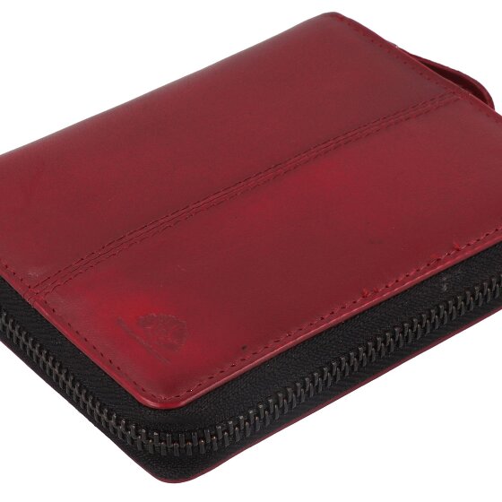 Greenburry Destressed Wallet RFID protection Leather 13 cm