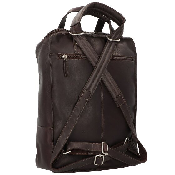 Harold's Campo Business backpack Genuine Leather 45 cm Laptop compartment