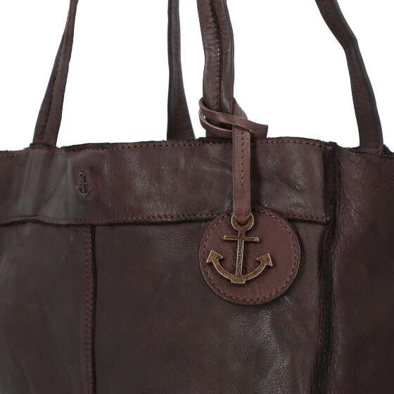 Harbour 2nd Anchor Love Elbe 1 Shopper Bag Genuine Leather 29 cm