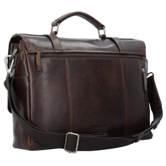 Leonhard Heyden Roma briefcase leather 39 cm laptop compartment