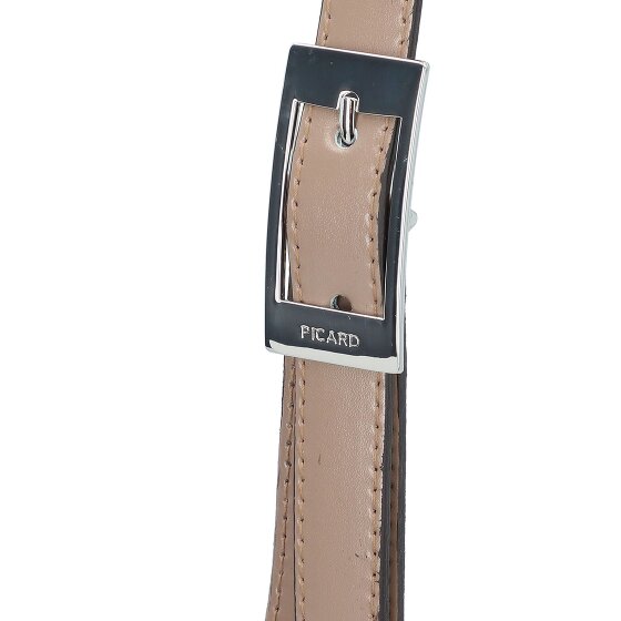 Picard Black Tie Shoulder Bag Leather 24 cm