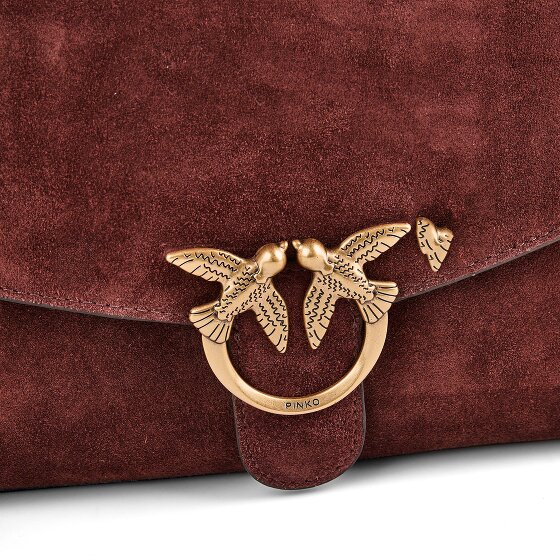 PINKO Love Satchel Big Shoulder bag Genuine Leather 35 cm