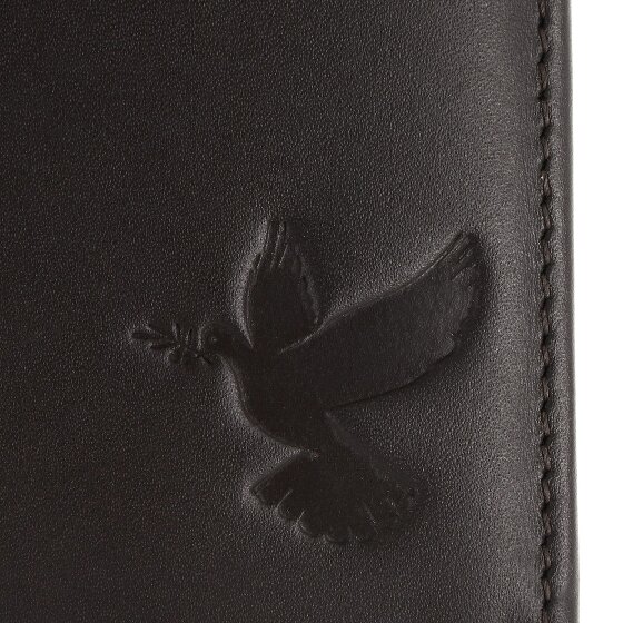 oxmox Leather Wallet RFID protection Genuine Leather 10 cm