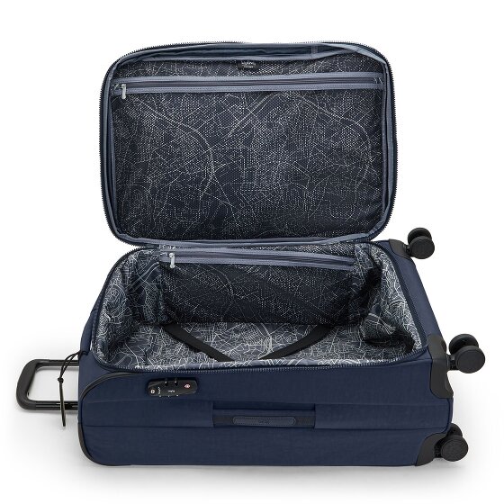 Kipling Basic New Youri Spin 4 wheels Trolley M 68 cm with expansion pleat