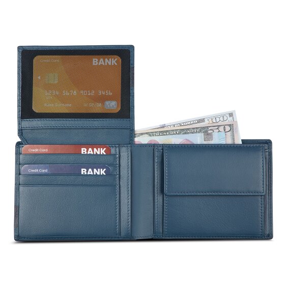 Roncato Monaco Wallet RFID protection Genuine Leather 12.5 cm