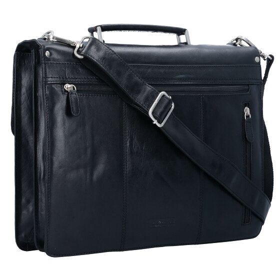 Leonhard Heyden Cambridge briefcase leather 40 cm laptop compartment