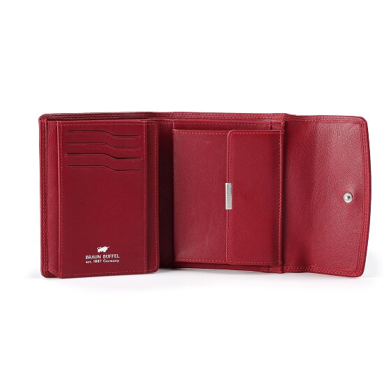 Braun Büffel Golf 3.0 Wallet RFID protection Leather 12 cm