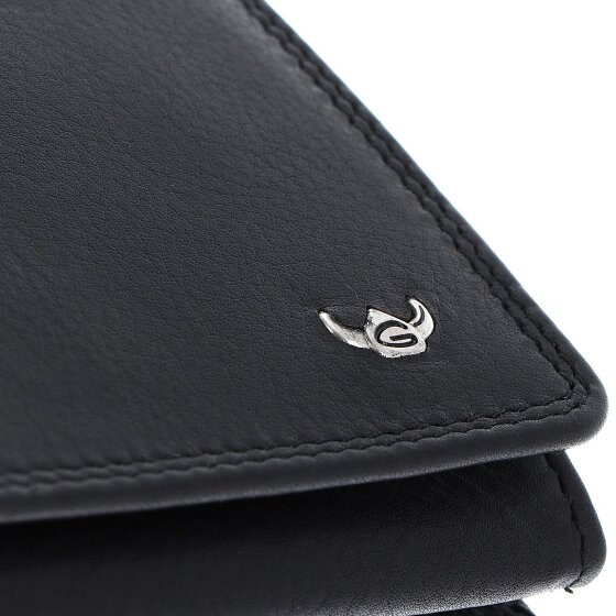 Golden Head Polo Wallet RFID protection Genuine Leather 10 cm