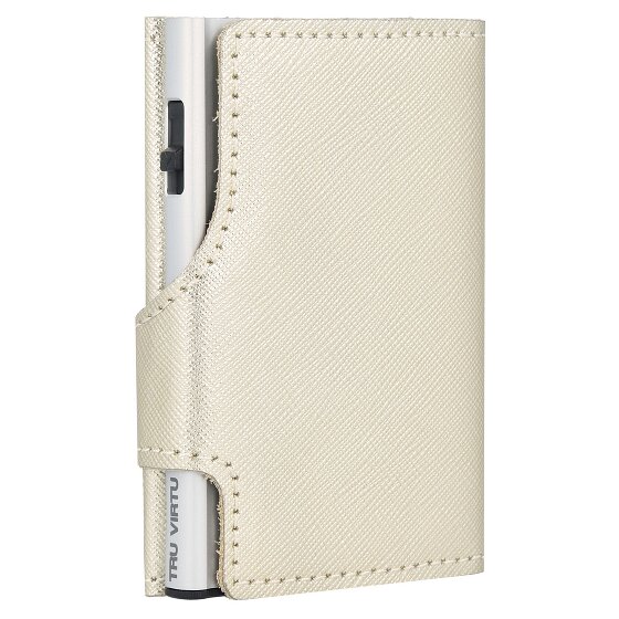 Tru Virtu Click & Slide credit card case wallet RFID leather 6.5 cm
