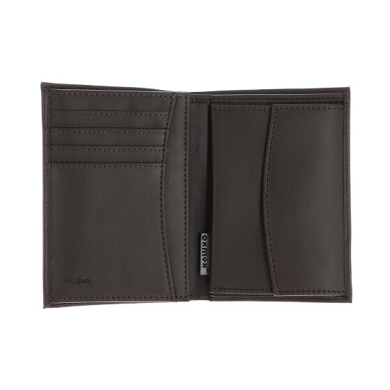 oxmox Leather Wallet RFID protection Genuine Leather 10 cm