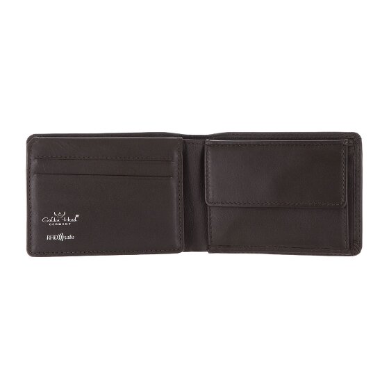 Golden Head Polo Wallet RFID protection Genuine Leather 11 cm
