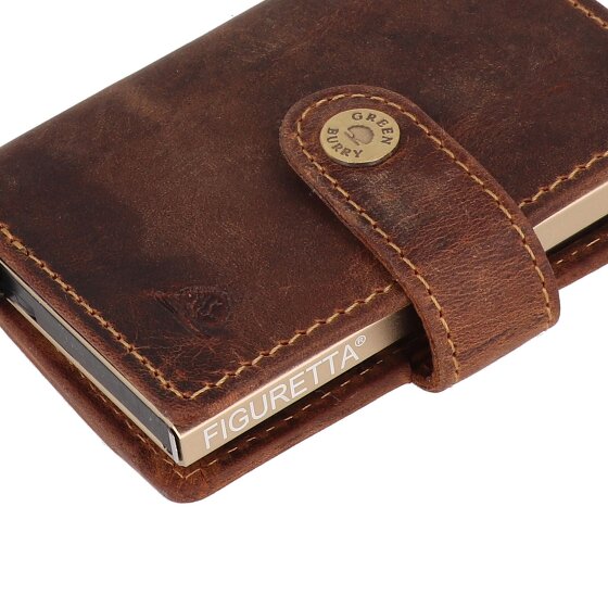 Greenburry Vintage Wallet RFID protection Leather 7.5 cm