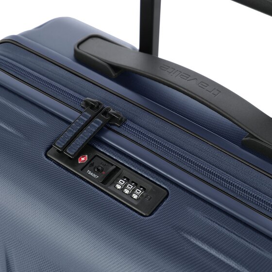 Travelite Dynamiic 4 wheels Cabin trolley 55 cm with expansion pleat